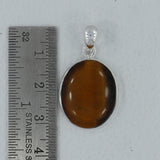 925 Sterling Silver Tiger Eye Pendant