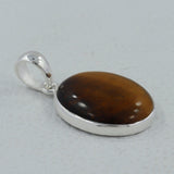 925 Sterling Silver Tiger Eye Pendant