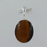 Tiger Eye 925 Sterling Silver Pendant