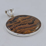 Fossilized Stromatolites Silver Pendants