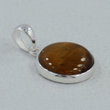 925 Sterling Silver Tiger Eye Pendant