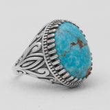 Mexican Turquoise Silver Rings