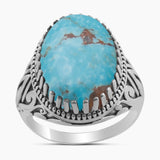 Mexican Turquoise Silver Rings