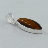 925 Sterling Silver Tiger Eye Pendant