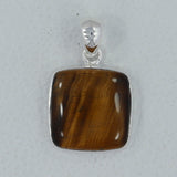 925 Sterling Silver Tiger Eye Pendant