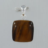 925 Sterling Silver Tiger Eye Pendant