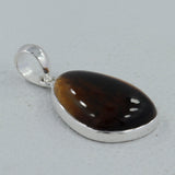 Tiger Eye 925 Sterling Silver Pendant