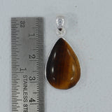 925 Sterling Silver Tiger Eye Pendant