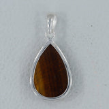 925 Sterling Silver Tiger Eye Pendant