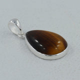 Tiger Eye 925 Sterling Silver Pendant