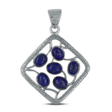 925 Silver Lapis Lazuli Pendant