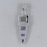 Rainbow Moonstone 925 Sterling Silver Pendant