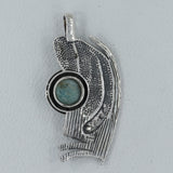 925 Sterling Silver Larimar Pendant