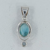 Larimar 925 Silver Pendant