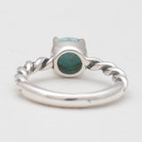 Rainbow Moonstone Silver Rings
