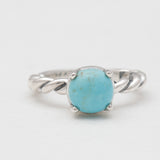 Rainbow Moonstone Silver Rings