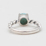 Rainbow Moonstone Silver Rings