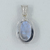 Rainbow Moonstone 925 Silver Pendant