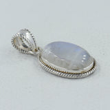 925 Silver Rainbow Moonstone Pendant