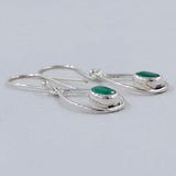 Ethiopian Opal Silver Earrings