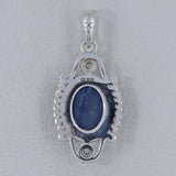 Natural Blue Kyanite Gemstone Pendant