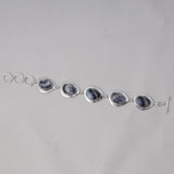 Dendritic Opal Bracelet 925 Solid Silver Bracelet