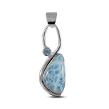 Larimar Sterling Silver Pendant