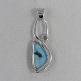 Larimar Sterling Silver Pendant