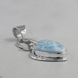 Larimar Sterling Silver Pendant