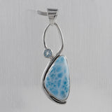 Larimar Sterling Silver Pendant