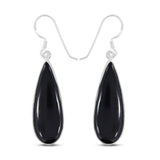 Black Onyx Pendant with Earring Jewelry Set