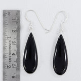 Black Onyx Pendant with Earring Jewelry Set