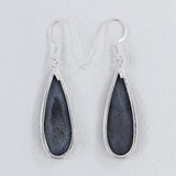 Black Onyx Pendant with Earring Jewelry Set