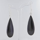 Black Onyx Pendant with Earring Jewelry Set