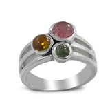 925 Sterling Silver Ethiopian Opal Ring