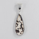 Natural Pear Drop Peanut Wood Jasper Pendant Set