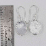 Meteorite Silver Earrings