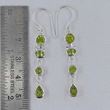 Peridot Silver Earrings