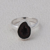 Coconut Druse Ring 925 Solid Silver Handmade Ring