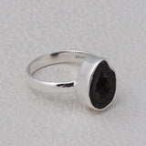 Coconut Druse Ring 925 Solid Silver Handmade Ring