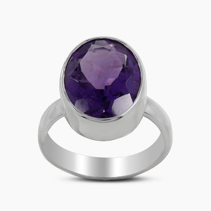 925 Sterling Silver Amethyst Rings