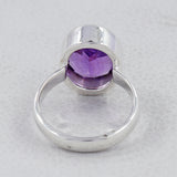 Amethyst Silver Ring