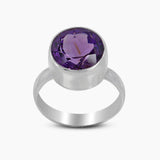 925 Sterling Silver Amethyst Rings