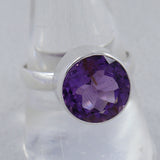 Amethyst Silver Ring