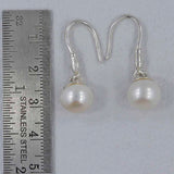 Pearl Silver Earrings