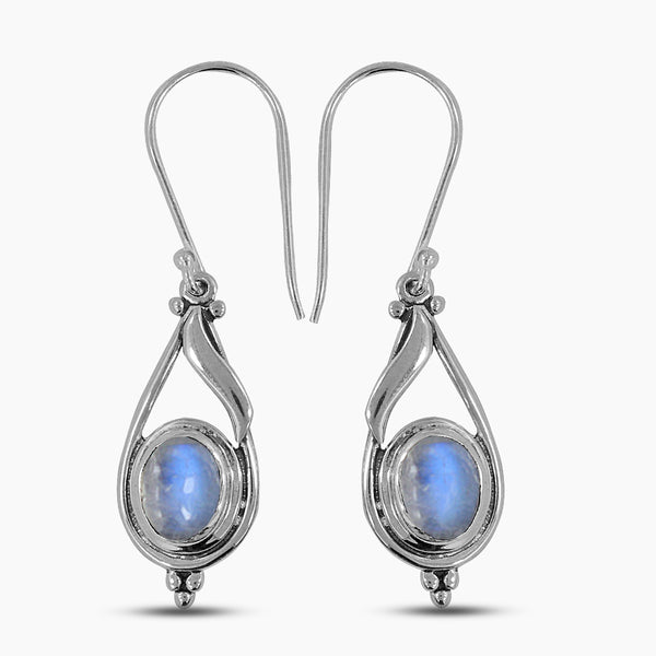 Blue Kyanite Silver Earrings