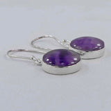 Amethyst Silver Earrings