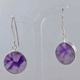 Amethyst Silver Earrings