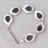 Sonora Dendritic Opal Bracelet-925 Solid Silver Bracelet