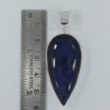 Blue Labradorite Silver Pendant